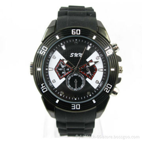 HD Night-vision Spy Camera Watch with 1,920 x 720p Video Resolutions
